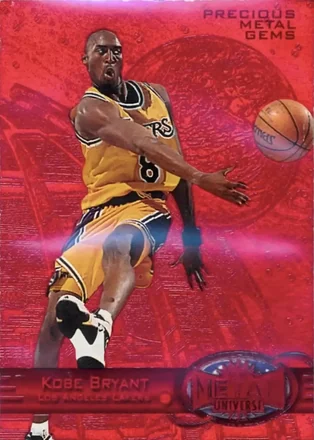 1997-98 Metal Universe - Precious Metal Gems Red #81 PMG - Kobe Bryant - Los Angeles Lakers