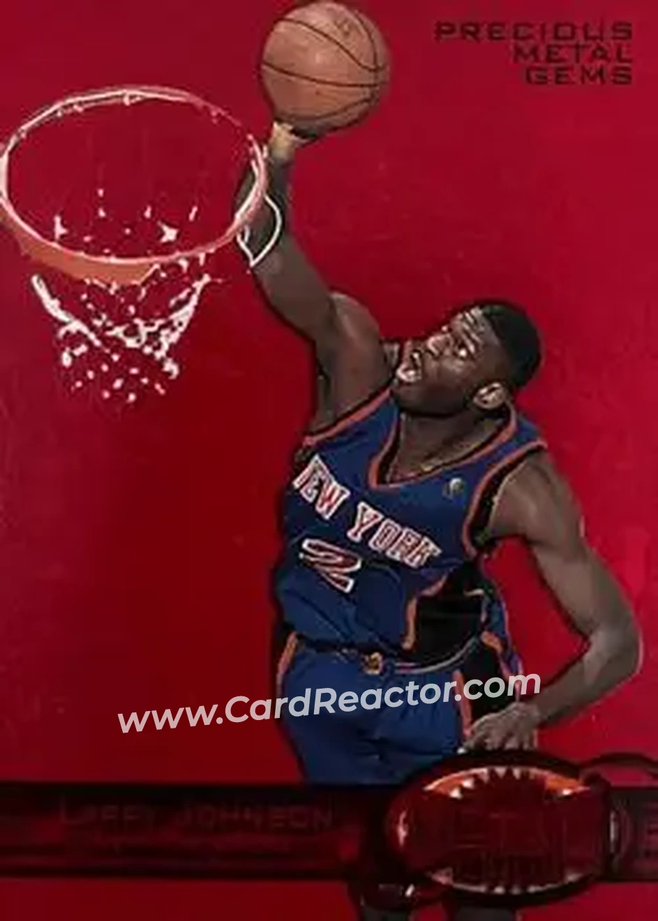 Front of Larry Johnson