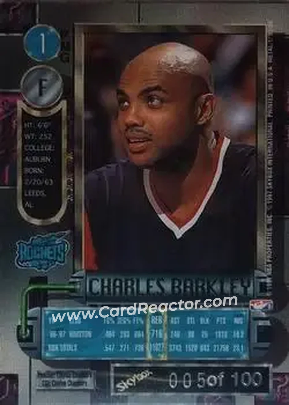 Back of Charles Barkley