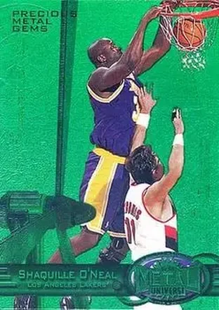 1997-98 Metal Universe #50 PMG 1997-98 Metal Universe Shaquille O'Neal