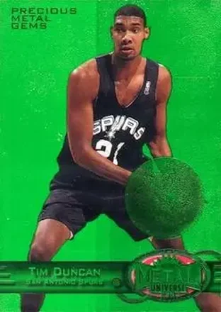 1997-98 Metal Universe #66 PMG 1997-98 Metal Universe Tim Duncan