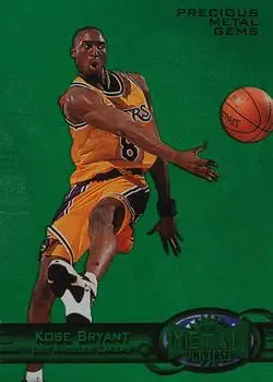 1997-98 Metal Universe - Precious Metal Gems Emerald #81 PMG - Kobe Bryant - Los Angeles Lakers - Front