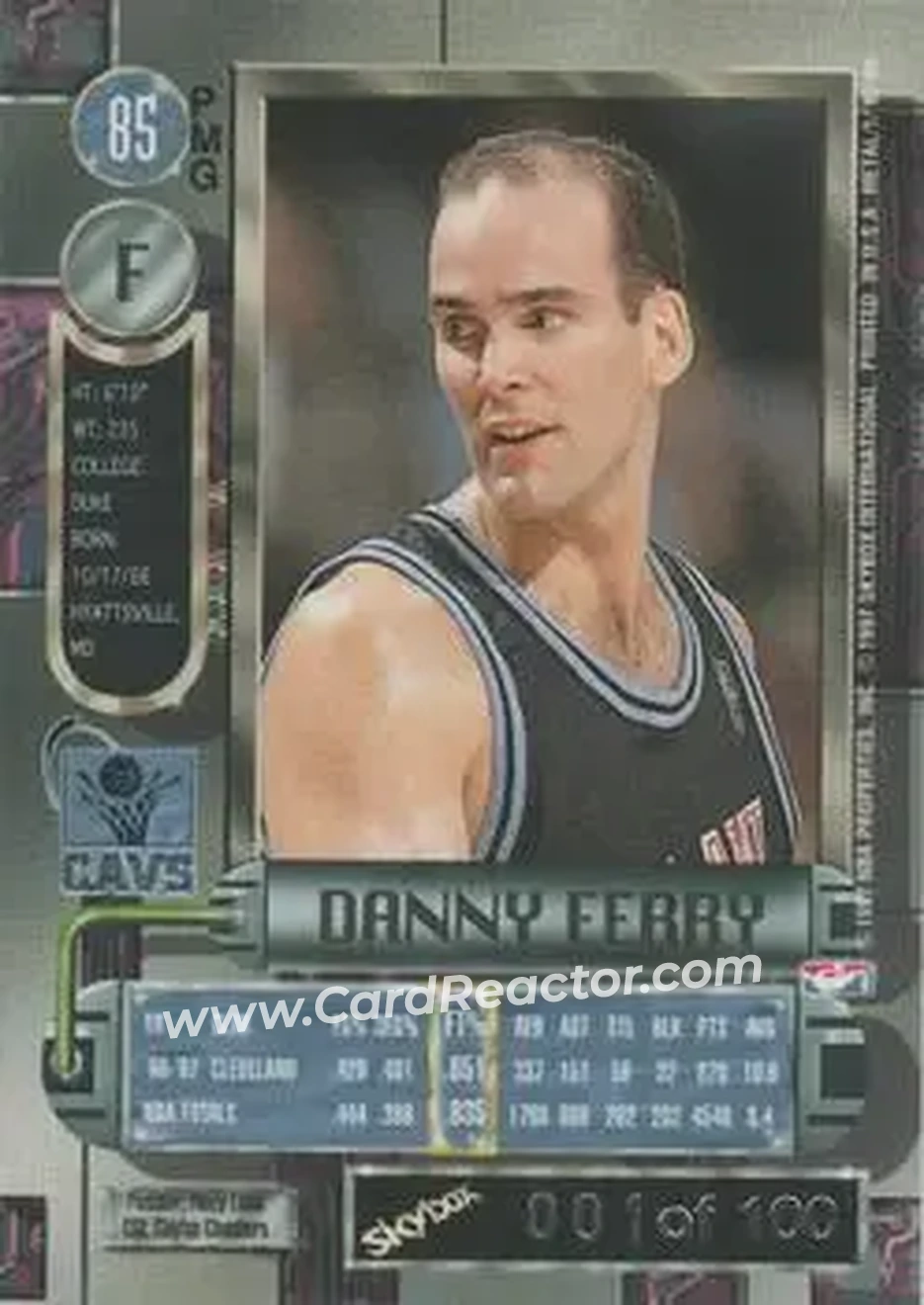 Back of Danny Ferry
