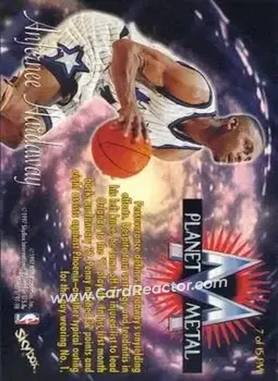 Back of Anfernee Hardaway