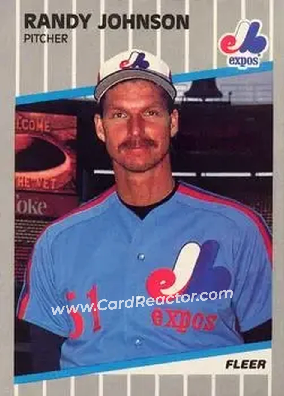 Front of Randy Johnson