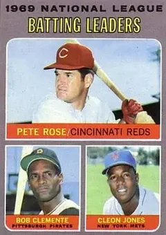 1970 Topps #61 - Bob Clemente & Cleon Jones & Pete Rose - Cincinnati Reds, New York Mets, Pittsburgh Pirates
