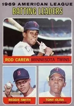 1970 Collection #62 Rod Carew & Tony Oliva & Reggie Smith