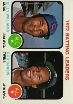 Front of Rod Carew & Billy Williams