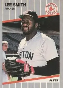 1989 Fleer #99 - Lee Smith - Boston Red Sox 1989 Fleer #99 - Lee Smith - Boston Red Sox