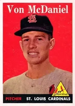 1958 Topps #65 Von McDaniel