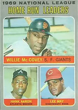 1970 Collection #65 Hank Aaron & Lee May & Willie McCovey