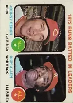 1973 Collection #63 Richie Allen & Johnny Bench
