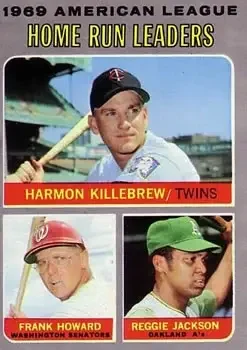 1970 Collection #66 Frank Howard & Reggie Jackson (b.1946 OF) & Harmon Killebrew