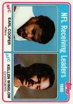 Front of Earl Cooper & Kellen Winslow Sr. (b.1957 TE)