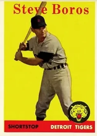 1958 Topps #81 Steve Boros