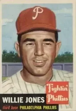 1953 Topps #88 Willie Jones