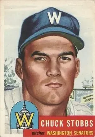 1953 Topps #89 Chuck Stobbs