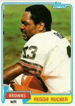 1981 Topps #9 - Reggie Rucker - Cleveland Browns