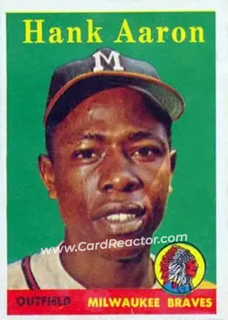 Front of Hank Aaron