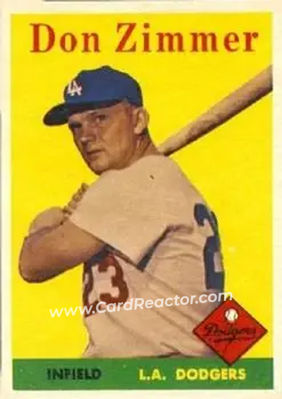 Front of Don Zimmer