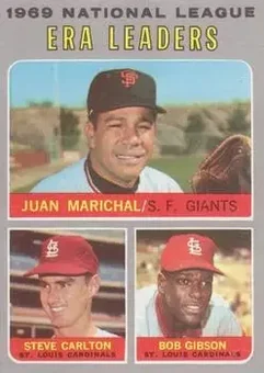 1970 Topps #67 - Steve Carlton & Bob Gibson & Juan Marichal - San Francisco Giants, St. Louis Cardinals
