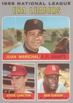 1970 Collection #67 Steve Carlton & Bob Gibson & Juan Marichal