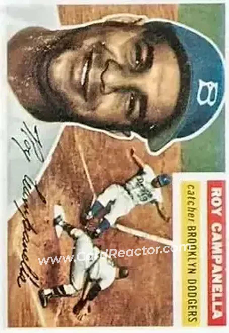Front of Roy Campanella