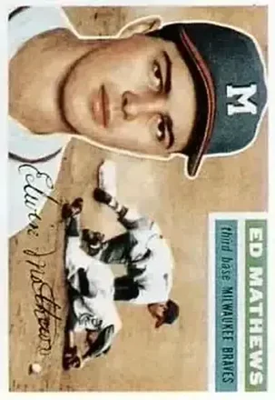 1956 Topps #107 Ed Mathews