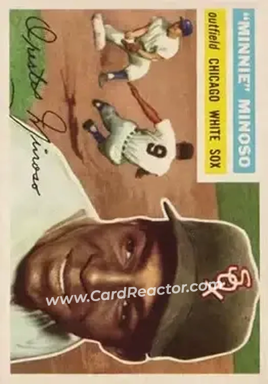 Front of Minnie Minoso