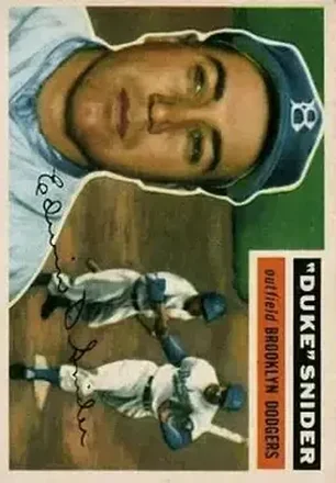 1956 Topps #150 Edwin "Duke" Snider