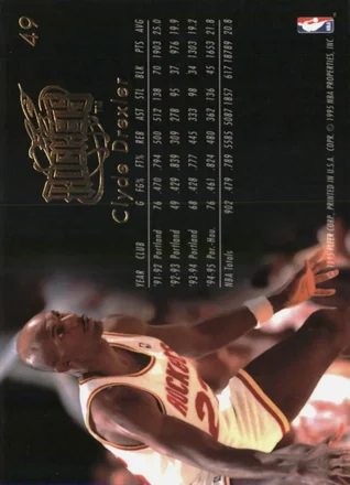 Clyde Drexler Rückseite