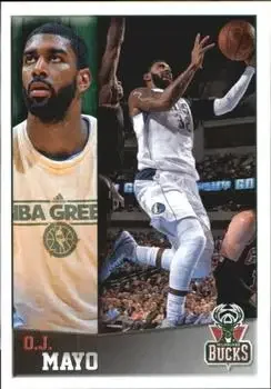 2013-14 Panini NBA Sticker Collection #102 O.J. Mayo