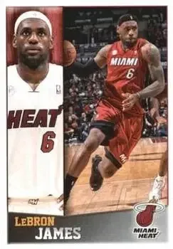 2013-14 Panini NBA Sticker Collection #129 LeBron James