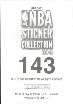 Back of Jameer Nelson