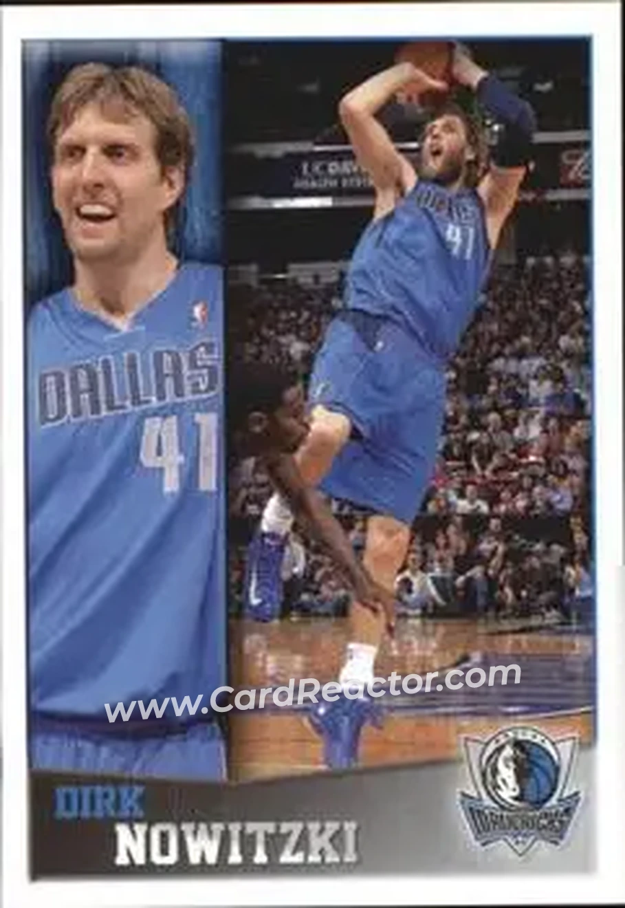 Front of Dirk Nowitzki