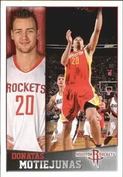 2013-14 Panini NBA Sticker Collection #168 Donatas Motiejūnas