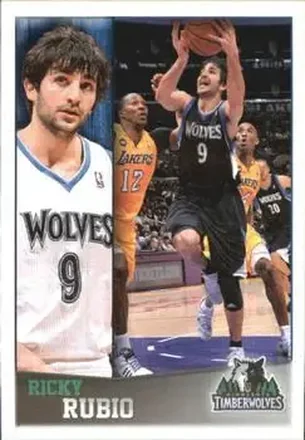 2013-14 Panini NBA Sticker Collection #222 Ricky Rubio