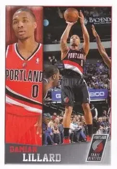 2013-14 Panini NBA Sticker Collection #242 Damian Lillard