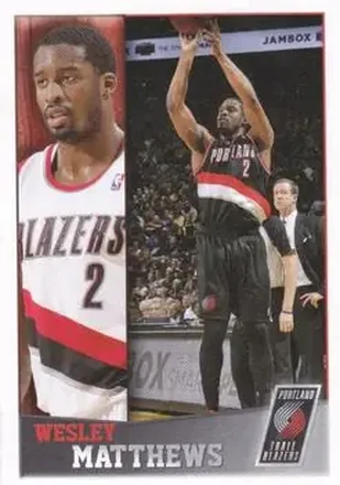 2013-14 Panini NBA Sticker Collection #243 Wesley Matthews