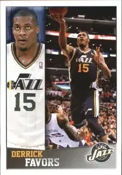 2013-14 Panini NBA Sticker Collection #246 Derrick Favors
