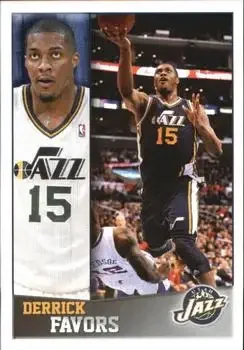 2013-14 Panini NBA Sticker Collection #246 Derrick Favors