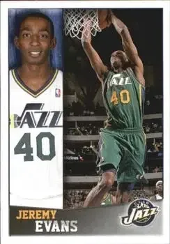 2013-14 Panini NBA Sticker Collection #248 Jeremy Evans