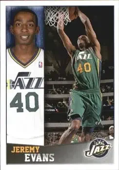 2013-14 Panini NBA Sticker Collection #248 Jeremy Evans