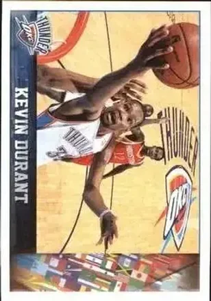 2013-14 Panini NBA Sticker Collection #323 - Kevin Durant - Oklahoma City Thunder 2013-14 Panini NBA Sticker Collection #323 - Kevin Durant - Oklahoma City Thunder