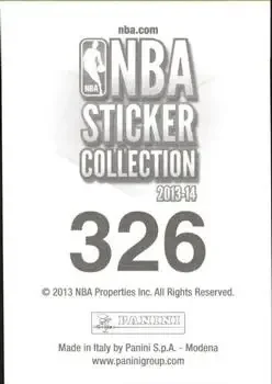 Back of Card #326