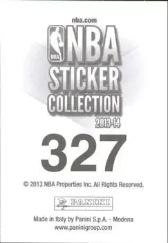 Back of Card #327