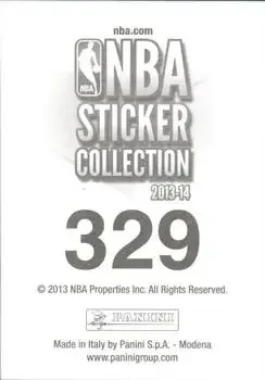 Back of Card #329