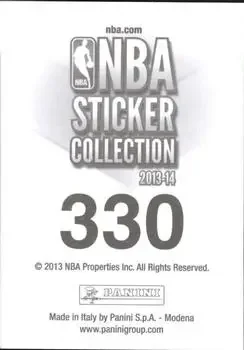 Back of Card #330