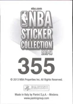 Back of John Henson