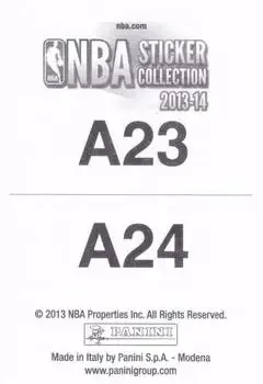 Back of Card #A23-24